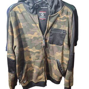 Akademiks Camouflage Hoodie with Black Accents